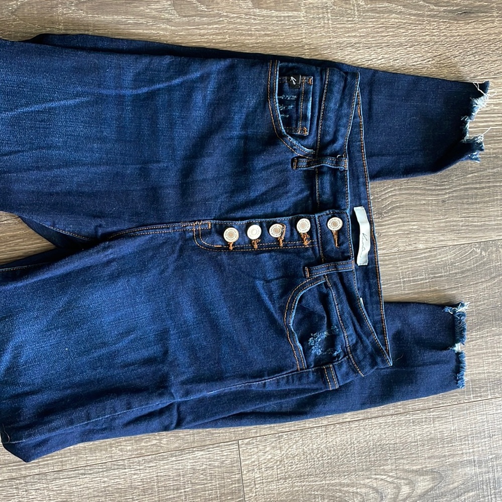 Dark wash KanCan jeans, high waisted